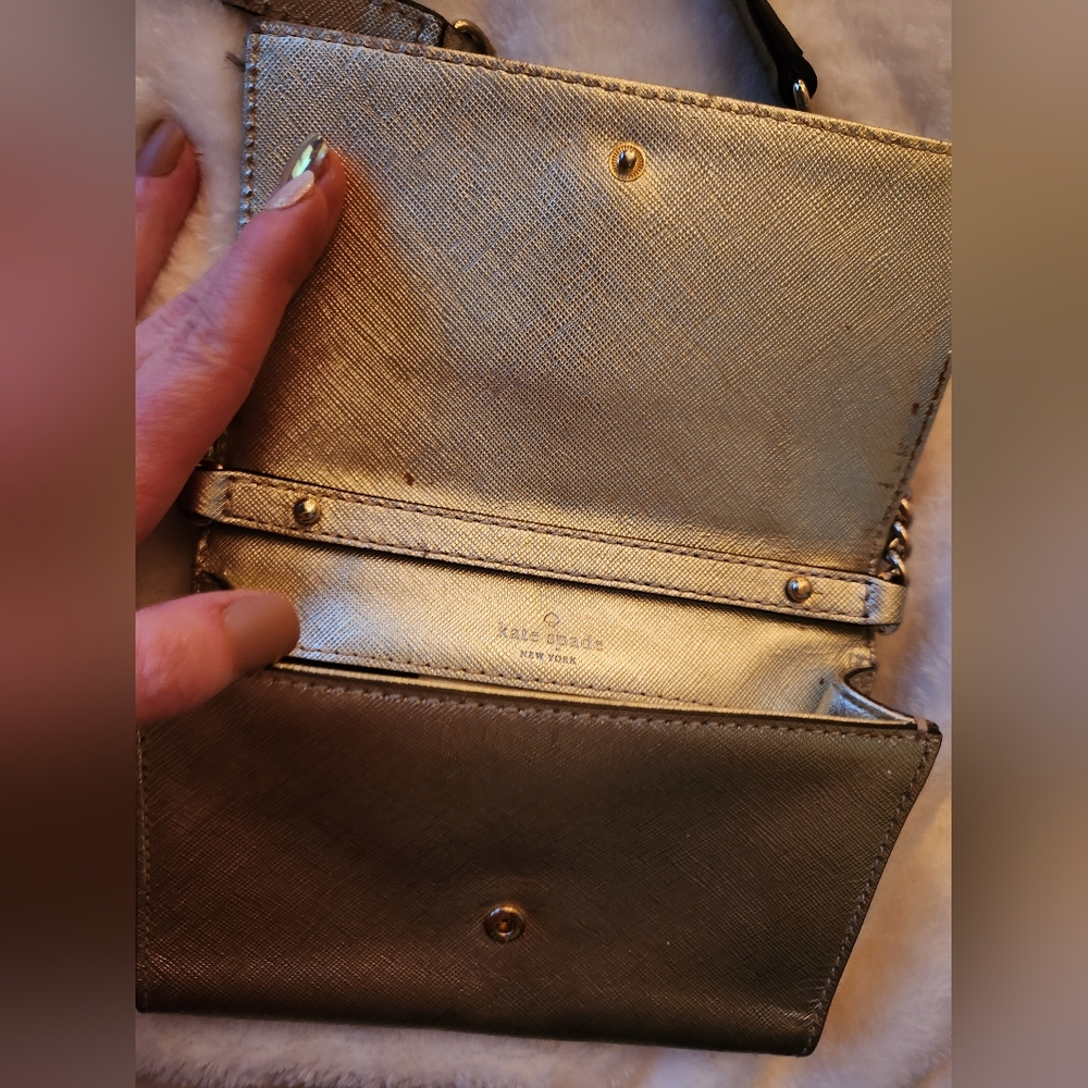 Kate Spade Metalic Gold Mini Purse - Picture 3 of 4